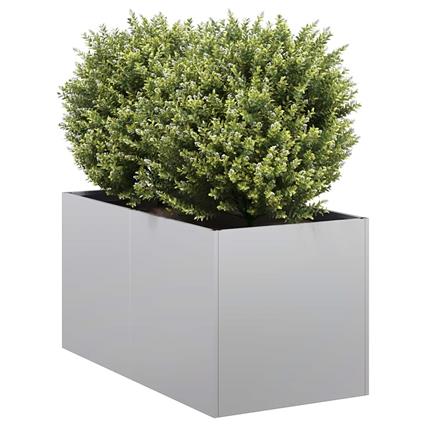 vidaXL Planter 40x80x40 cm aço galvanizado