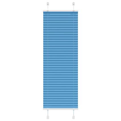 vidaXL plissado cego azul 45x150 cm Largura do tecido 44,4cm Poliéster