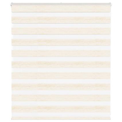vidaXL Cortina de zebra 125x100 cm largura do tecido 120,9cm poliéster