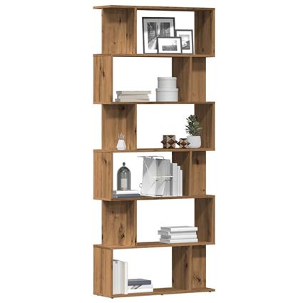 vidaXL Estante 80x24x192 cm derivados de madeira carvalho artisiano