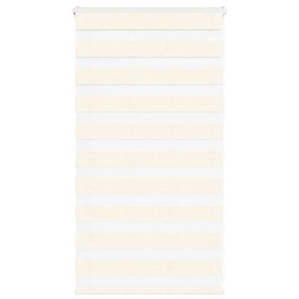 vidaXL Cortina de zebra 85x100 cm largura do tecido 80,9 cm poliéster