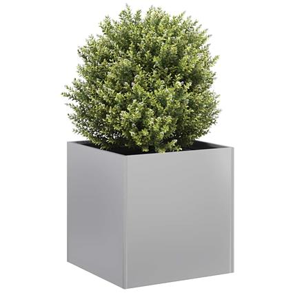 vidaXL Planter 40x40x40 cm aço galvanizado