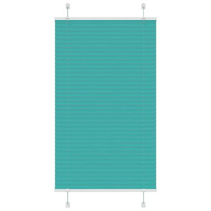 vidaXL Gasolina verde Plissada Cega 70x150 cm Largura Tecido 69,4 cm