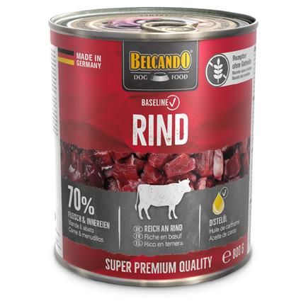 Pack económico Belcando Baseline 24x800g - Vaca