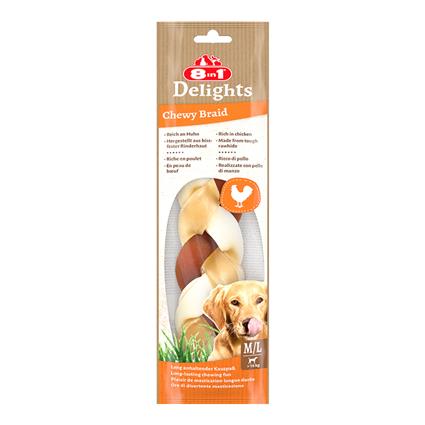 8in1 Delícias de frango mastigável - 80 g