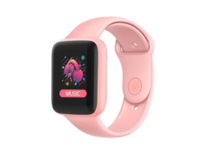 Relógio IWEAR M7 Smart & Fit com Full Touch 1.3'' Ips Media Control / Hr / Pressão Arterial / Social Rosa