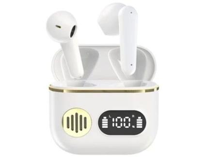 Auriculares Yyk Intra HBQ Bluetooth Branco
