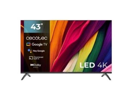 Smart TV CECOTEC ALU40043 (Preto - F - 43' - 4K Ultra HD)