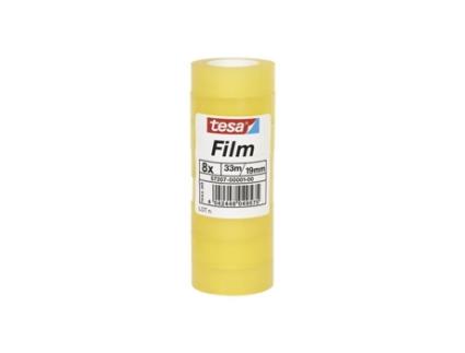 Fita de Escritório Tesafilm Folha de Polipropileno Transparente de 19 Mm X 33 M Pacote com 8 BEIERSDORF