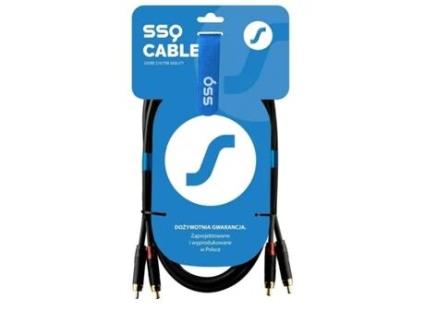 Cabo 2 X Rca Sound Station Quality Ssq Ss-1433 3 M