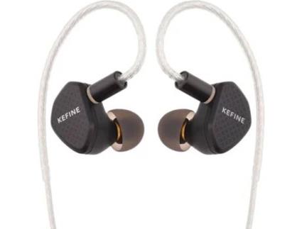 Auriculares com Fio KEFINE Klean (In Ear - Preto)