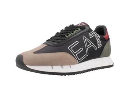 Sapatos de Homem EMPORIO ARMANI Tecido Preto (43.5)