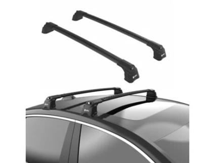 Barras de Telhado Air-3 Mazda Cx-3 Dk 2015 2016 2017 2018 2019 2020 2021 2022 2023 2024 Fix Points Preto TURTLE