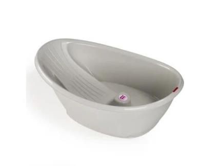 Banheira OKBABY 39232300 Bella a Aconchegante Banheira para Banho de Recém-Nascidos de 0 a 12 Meses Cinza