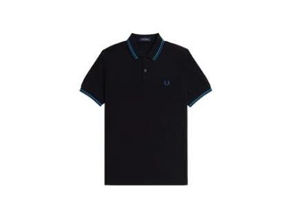 Polo de Homem FREDPERRY Algodão Preto (2XL)