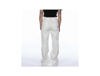 Calças de Mulher AMISH Algodão Branco (30)