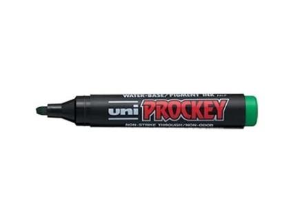 Marcador OFFICE DEPOT Prockey Pm126 V Ponta Cinzel Verde Pacote de 12