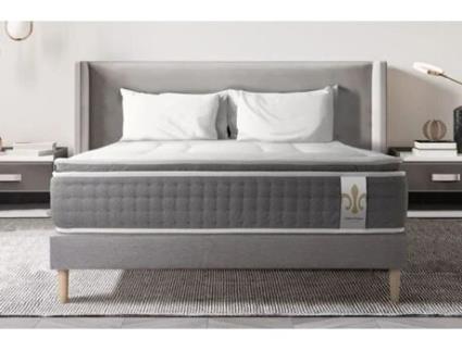 Colchão Base Vingt Six LITIER_DELUXE_TRADITION Espuma com memória Cinzento (200x200cm)