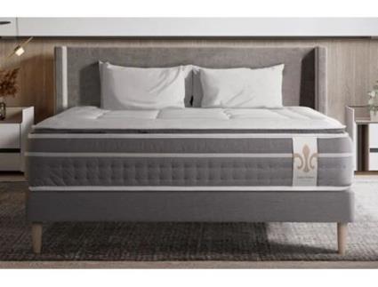 Colchão Base Trente LITIER_DELUXE_TRADITION Espuma com memória Cinzento (140x200cm)