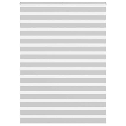 vidaXL Cortina de zebra 160x230 cm largura do tecido 155,9cm poliéster