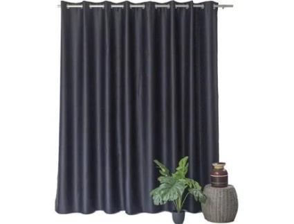 Cortina Blackout Obskur 300 X 240 Cm Cor Preta ENJOY HOME