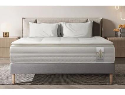 Colchão Base Vingt Huit LITIER_DELUXE_TRADITION Espuma com memória Cinzento (200x200cm)