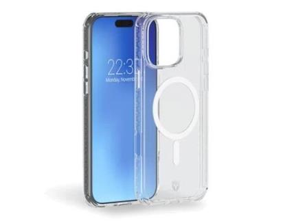 Capa Magsafe Air Sistema Tryax para iPhone 16 Pro Max FORCE CASE Plástico Resistente Transparente