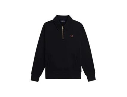 Sweatshirt de Homem FREDPERRY Algodão Preto (S)