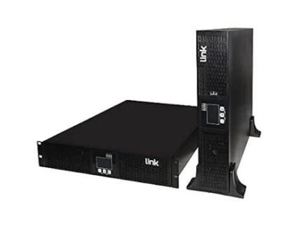 Rack Grupo Contínuo 19 1000 Va 1000 W em Linha Senoidal LINK com 4 Portas Iec