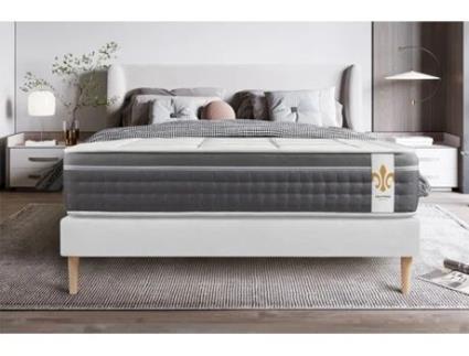 Colchão Base Trente LITIER_DELUXE_TRADITION Espuma com memória Branco (180x200cm)