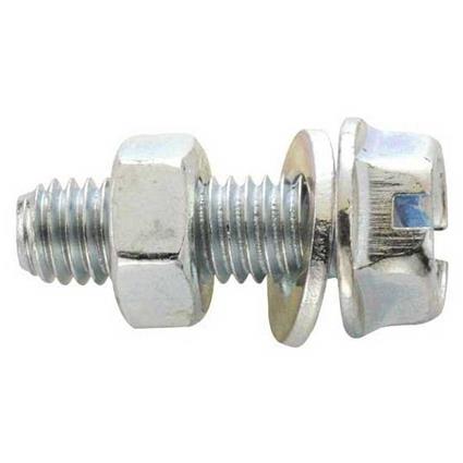 Fix Nippel Parafuso De Cabeça Sextavada Com Arruela M5 X 12 Mm 100 Unidades