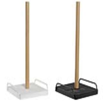 Porta-Rolos de Papel Higiénico  Madeira Metal Loft (2 pcs) (16 x 15 x 29.5 cm)