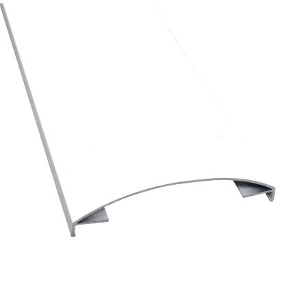 Perfil para bloco de vidro CURVA BRANCO 250