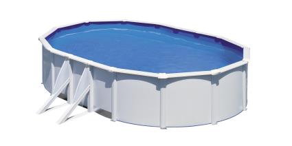Piscina em aço GRÉ 500X300X120CM OVAL