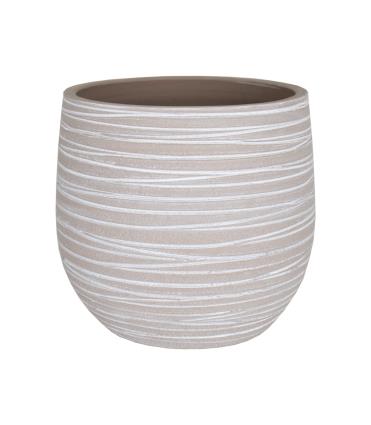 Vaso de cerâmica DÓRIS 33CM CREME