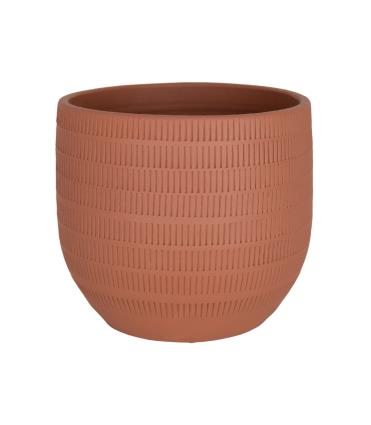 Vaso de cerâmica AURA 29CM TERRACOTA