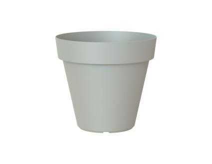 Vaso de resina CAPRI 60CM CINZA CLARO