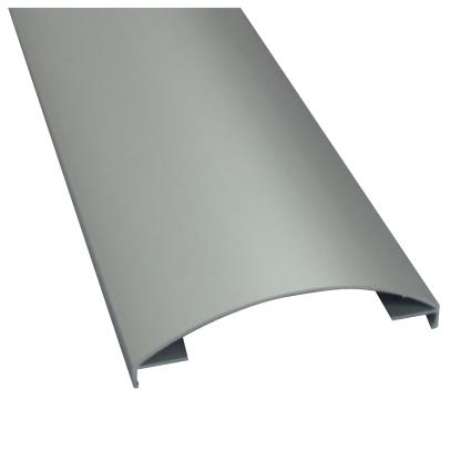 Perfil para bloco de vidro CURVA PRATEADO MATE 250