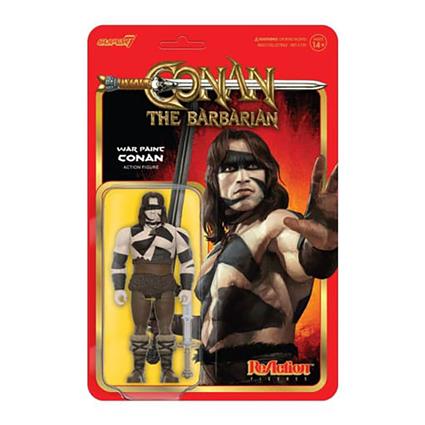 Super7 Conan O Bárbaro Reaction Wave 02 Figura Conan Pintura De Guerra 10 Cm