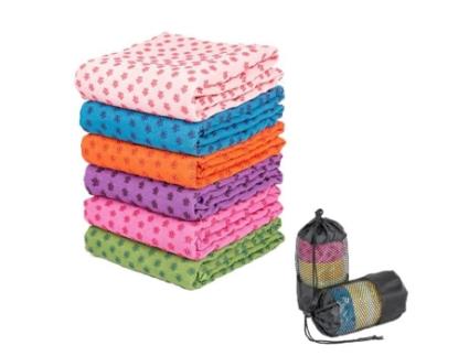 Cobertor de Acessórios de 72 X 24 Tapete de Ioga-Pilates Toalha Antiderrapante com Bolsa