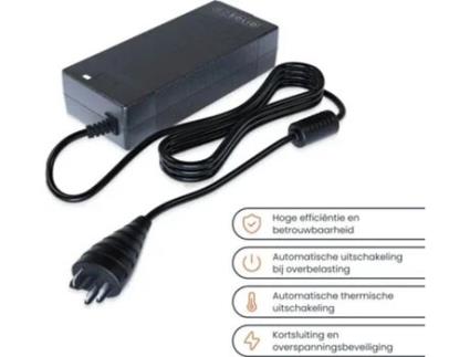 Carregador de Bicicleta Elétrica Compatível com Bergamont E-Horizon 42V/4A GO SOLID!