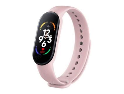Pulseira Inteligente IWEAR Sm7 0 96'' Tft Rastreador de Fitness Ip67 com Rh e Pressão Arterial / Social / Sono Rosa