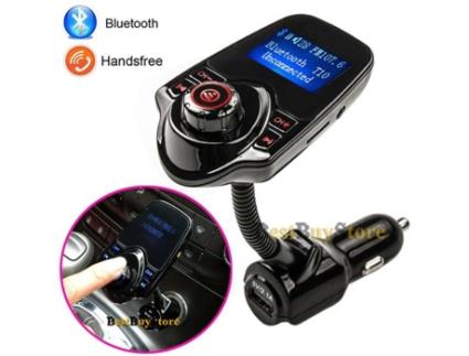 Transmissor FM SANLIN BEANS (Bluetooth - Mãos-Livres - MP3)