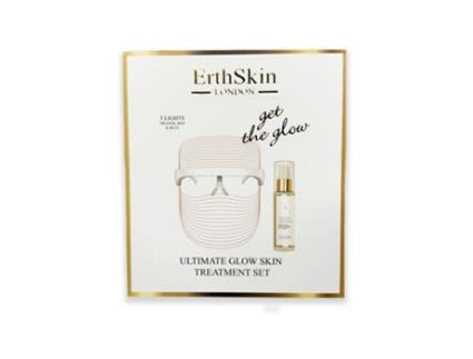 Conjunto de Brilho Ulitmate Máscara de 3 Led Soro Ha ERTH SKIN LONDON