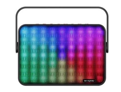 Colunas Bluetooth W-King Colunas Portáteis Luminosas Coloridas