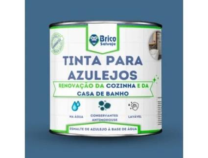 Tinta para azulejos MARINO BRILHANTE 4 L BRICOSALVAJE, Conservante anti-mofo, fácil aplicação