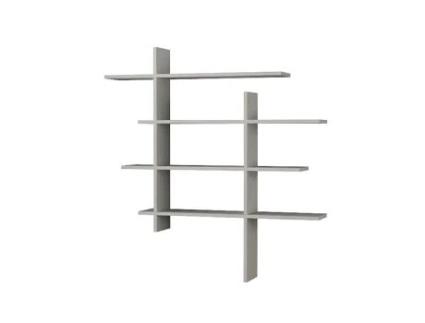 Prateleira Isabella In Placa de Aglomerado de Melamina Branco 115X22X115 Cm EPIKASA