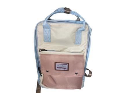 Mochila Arrumação Unissexo COMETE CONSOMMABLE Tons Pastéis Prática Forte Branco