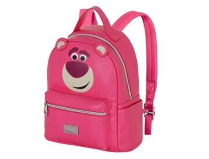 Disney Toy Story Lotso O Ursinho Fofo Mochila Heady Rosa KARACTERMANIA