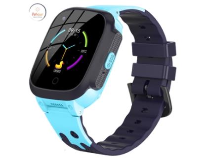 IWEAR Y95 Pro 4G Lte Sim / Gps Lbs Wifi Track Ip67 Kids Watch e Telefonema Hd Câmera Azul